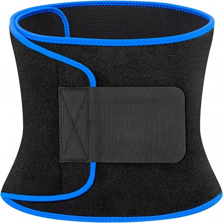 Banda abdominal adelgazante ajustable para quemar grasa bolsillo para teléfono