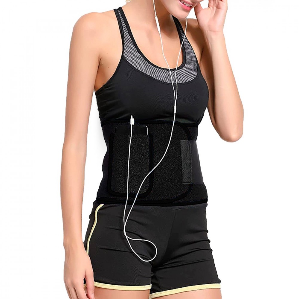 Banda abdominal adelgazante ajustable para...