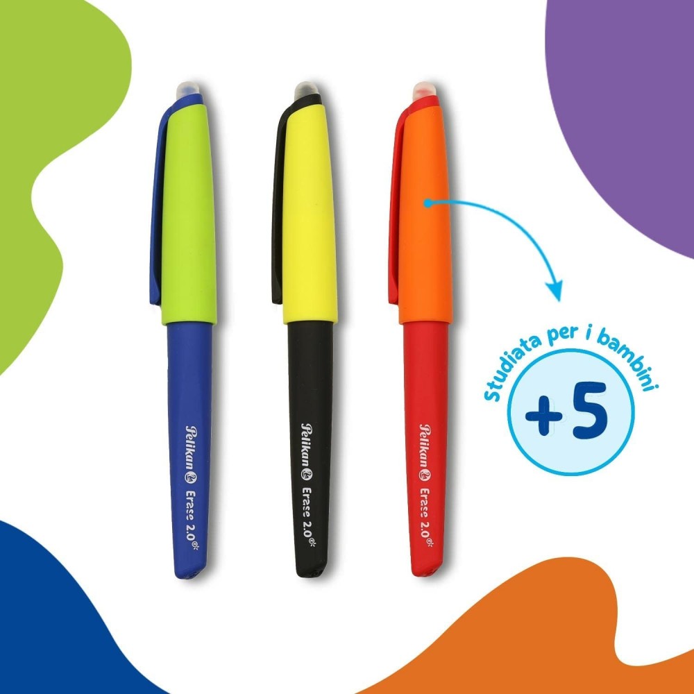 Pack 12pcs bolígrafo borrable 2.0 PELIKAN...