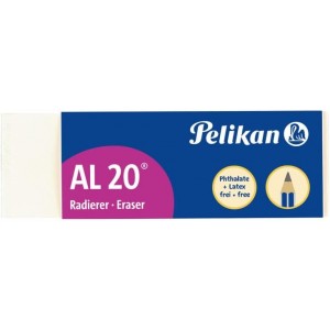 Pack de 20 Piezas de goma para borrar Blanca PELIKAN AL... 2