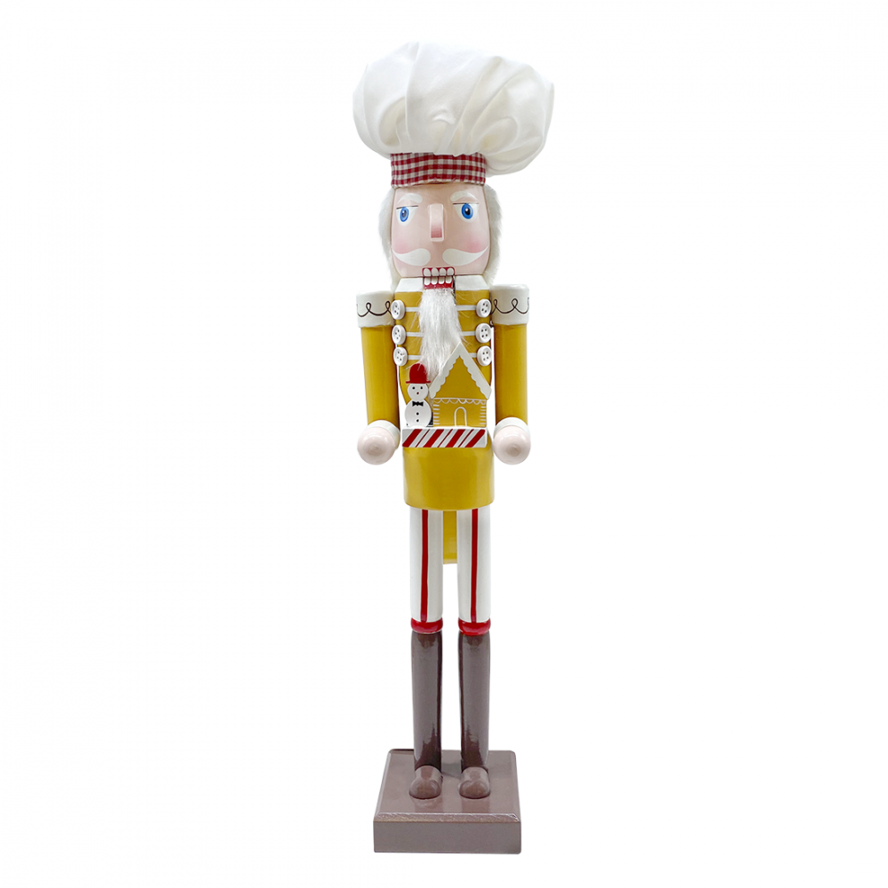 Cascanueces Soldado Chef 50cm 433045 Adornos Navideños con casita