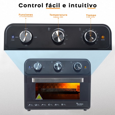 Freidora de Aire 28 litros Capacidad JCFA-M23AFLD Mini horno sin aceite 20000W