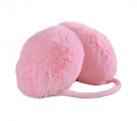Orejeras de felpa para niños y niñas en varios colores perfecto para el invierno