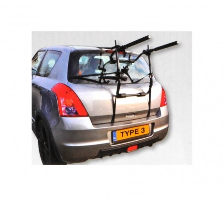 Portabicicletas - Soporte de bicicletas para maletero de coche (2 bicicletas) 72538