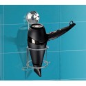 Soporte para secador de pelo posición vertical de acero con ventosa 2746G