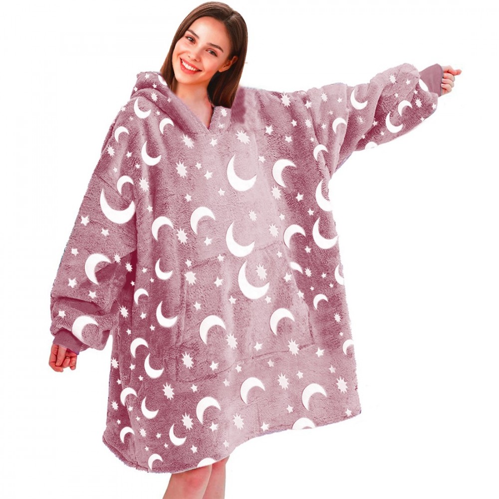 Capa polar con mangas Oversize ROSA...