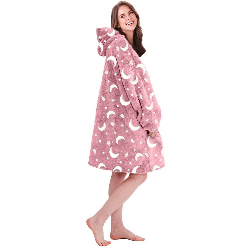 Capa polar con mangas Oversize ROSA...