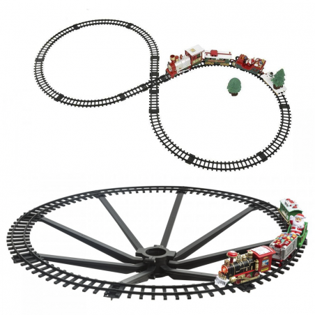 258051 Tren de Navidad para centro de árbol Diámetro 88 cm 31pzs Decoración