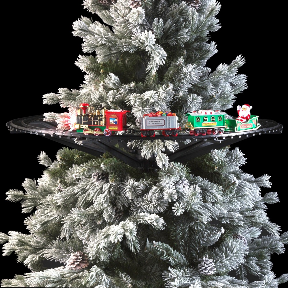258051 Tren de Navidad para centro de árbol...