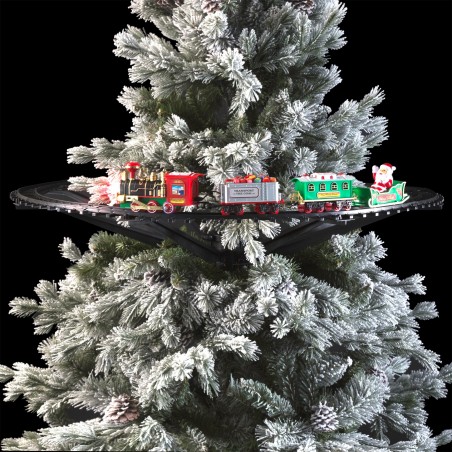 258051 Tren de Navidad para centro de árbol Diámetro 88 cm 31pzs Decoración