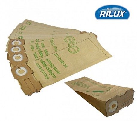 Set 3 bolsas para aspiradora con filtro de papel compatibles con VK 120/121/122 con cierre deslizante