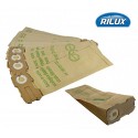 Set 3 bolsas para aspiradora con filtro de papel compatibles con VK 120/121/122 con cierre deslizante