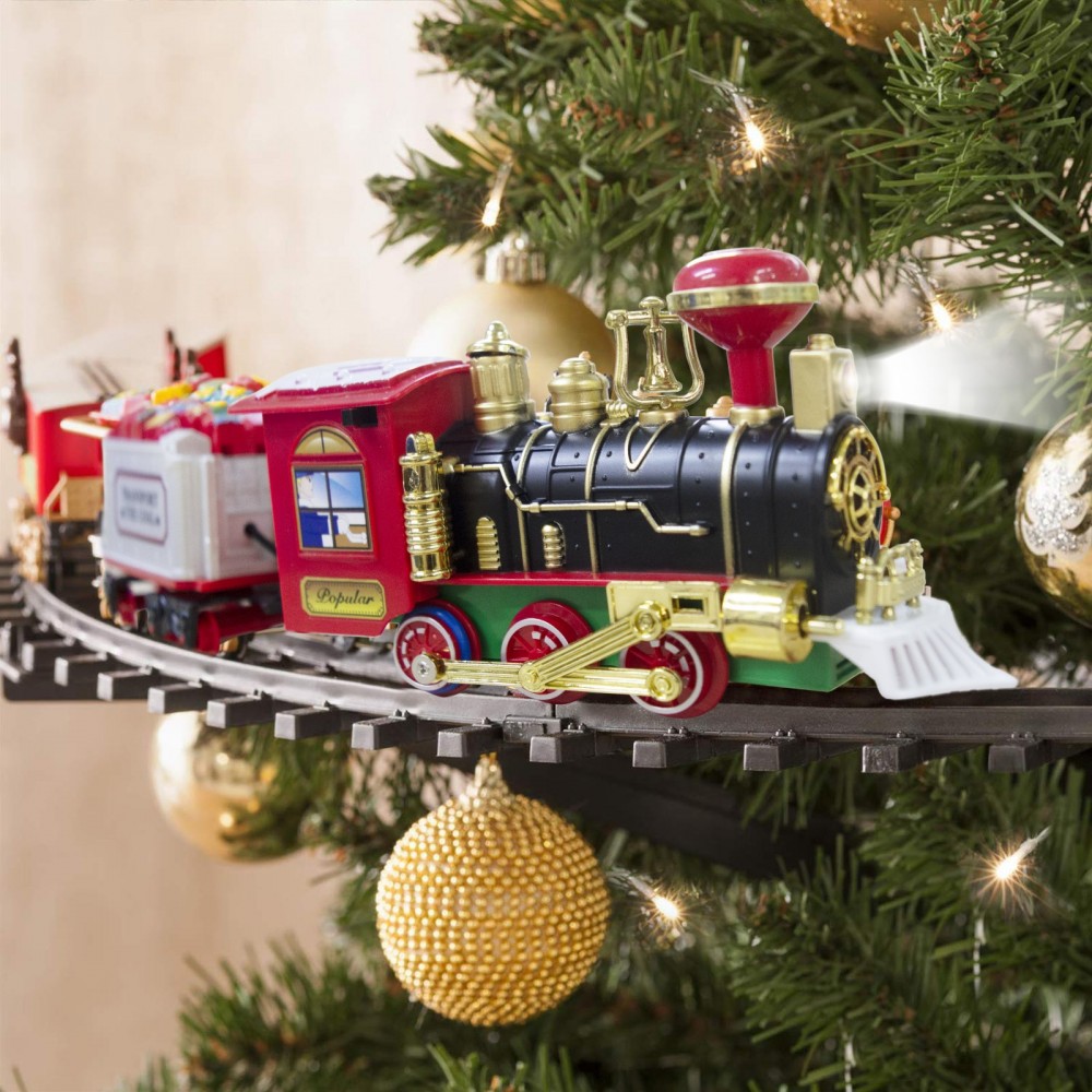 258051 Tren de Navidad para centro de árbol...