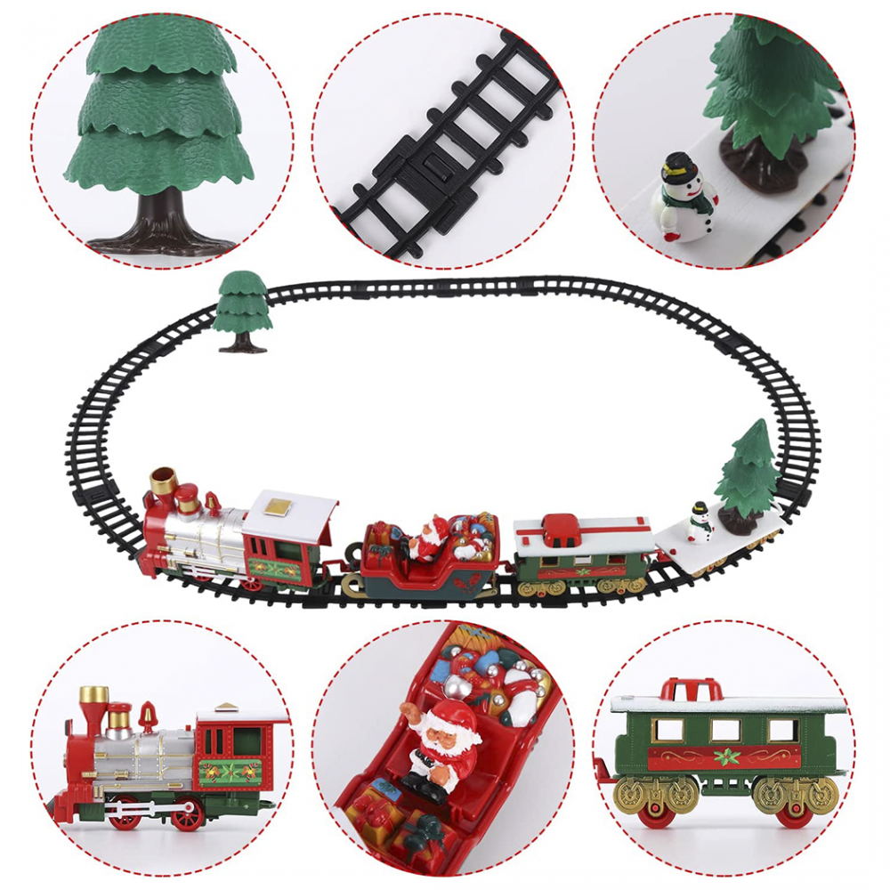 258051 Tren de Navidad para centro de árbol...