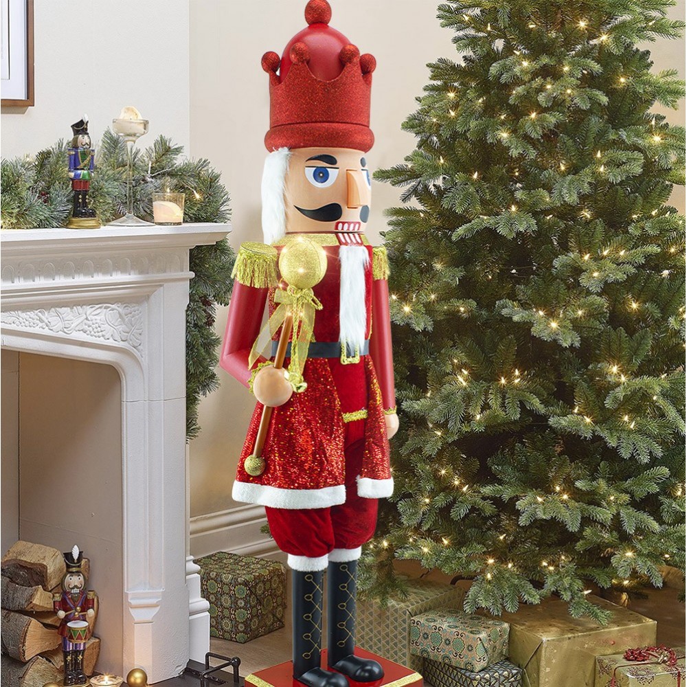 392005 Soldado cascanueces 160 cm música y...