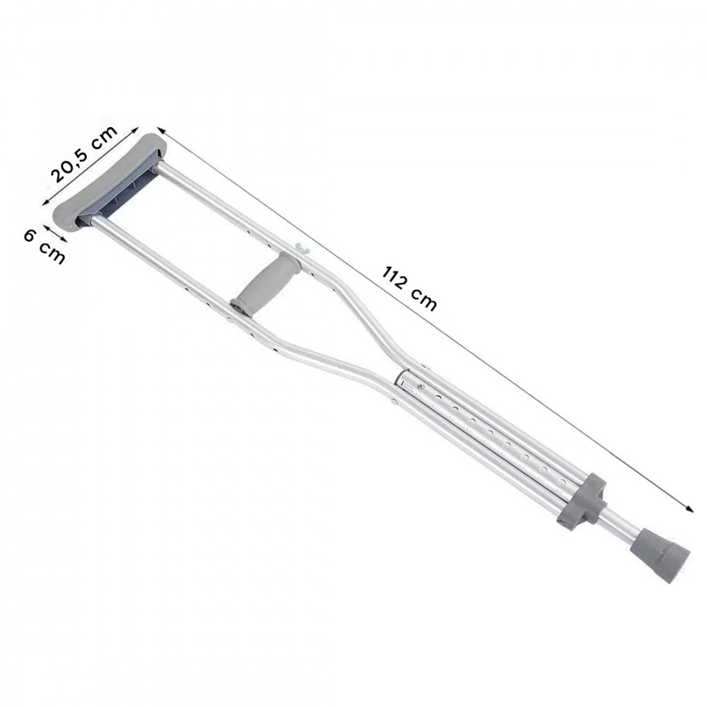 Par de Muletas ortopédicas axilares Ajustables...