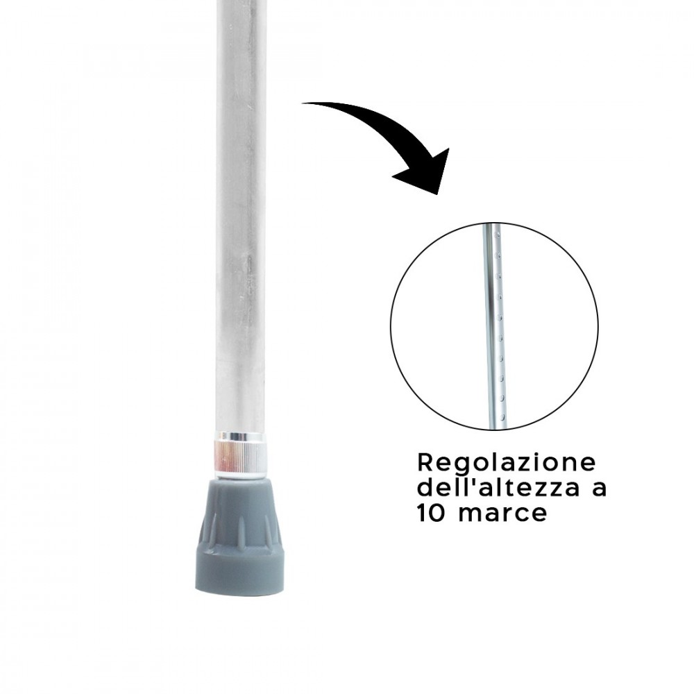 2 muletas ortopédicas bastón canadiense...