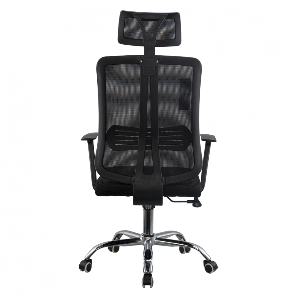 Silla oficina ejecutiva ajustable negra ALBERT...