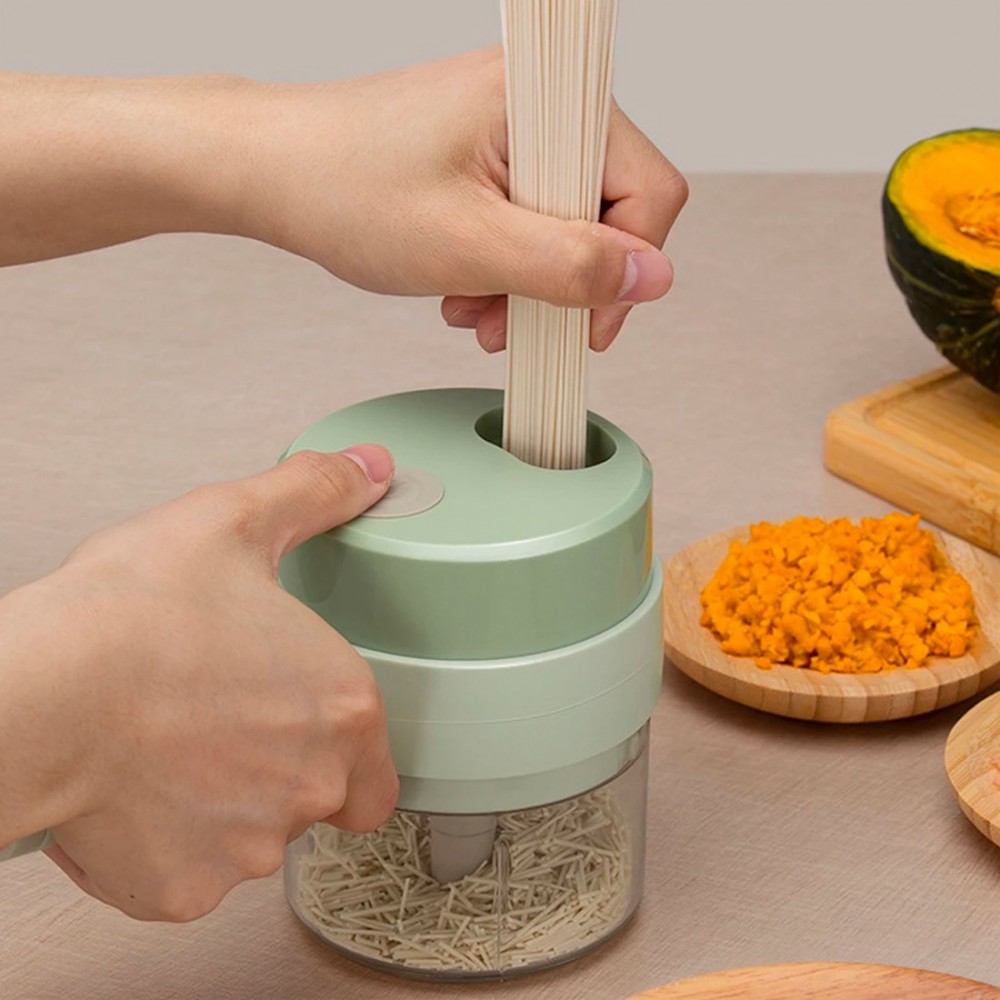 Cortador de verduras inalámbrico recargable...