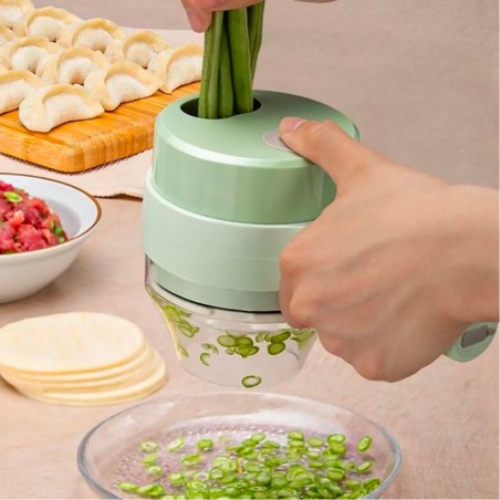 Cortador de verduras inalámbrico recargable portátil para cocina