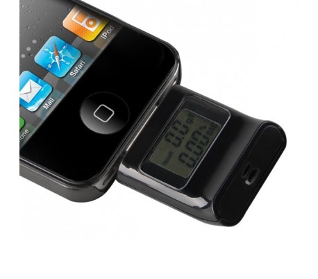 Detector de alcohol alcoholimetro test soplar para iphone 4/4s ipad 2&3 ipod lcd