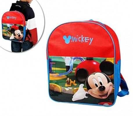 Mochila infantil escolar con motivo de Mickey Mouse 32 x 26 x 12 cm - Disney B13021
