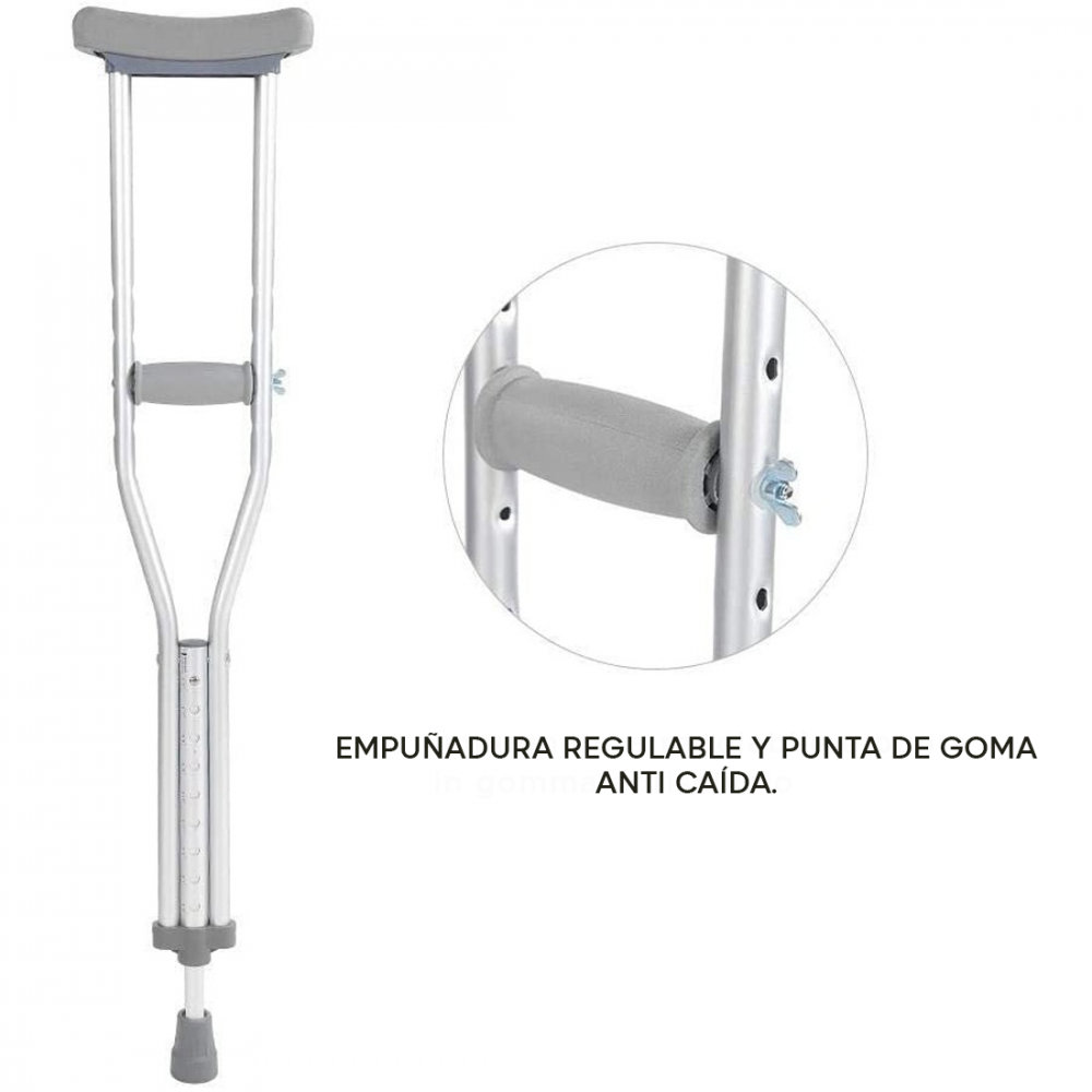 Par de Muletas ortopédicas axilares Ajustables...