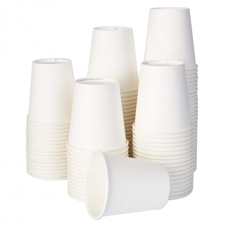 Pack de 1000 Vasos para café desechables biodegradables de colores 75ml