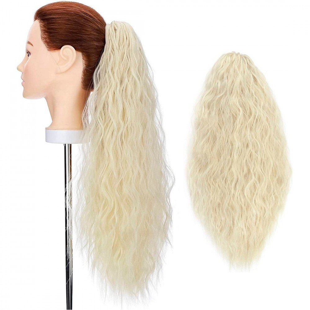 Extensión cabello rizado rubio con clip CAROL...