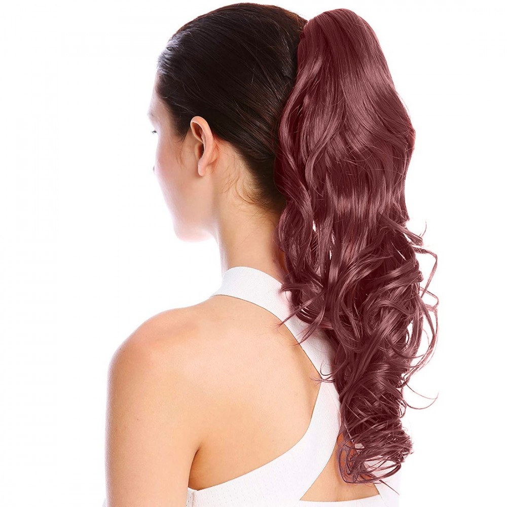 Extensión de cola de caballo rojo VANESSA con...