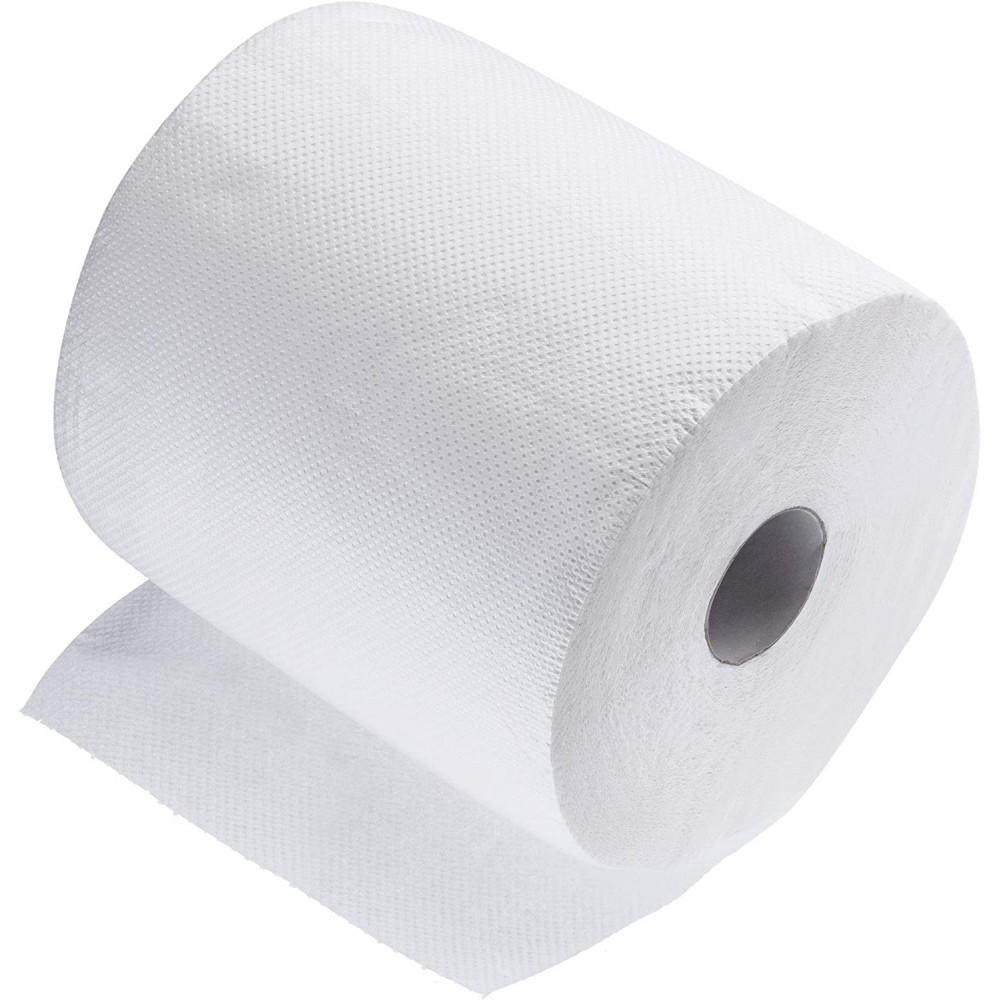 2 Maxi Bobinas papel industrial 800 hojas rollo...