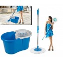 Cubo + Fregona (Giratorio 360º) con mango extensible MAGIC MOP - LIFETIME CLEAN 53922 - Limpieza del hogar