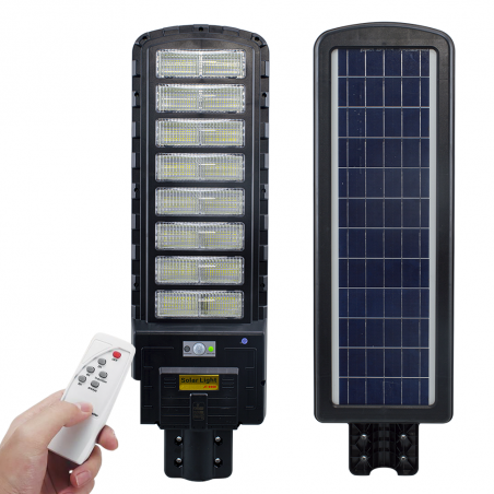 508255 Farola carga solar 800W sensor de movimiento y control remoto
