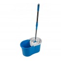 Cubo + Fregona (Giratorio 360º) con mango extensible MAGIC MOP - LIFETIME CLEAN 53922 - Limpieza del hogar
