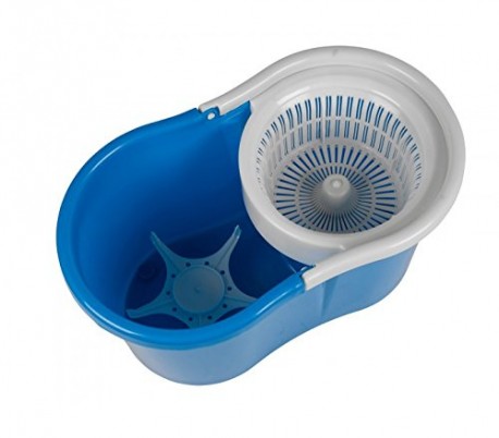 Cubo + Fregona (Giratorio 360º) con mango extensible MAGIC MOP - LIFETIME CLEAN 53922 - Limpieza del hogar