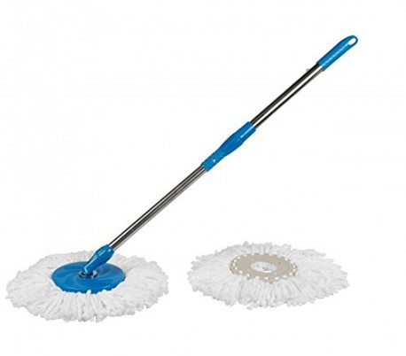 Cubo + Fregona (Giratorio 360º) con mango extensible MAGIC MOP - LIFETIME CLEAN 53922 - Limpieza del hogar