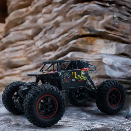 Coche de control remoto ROCK CRAWLER Modelo a escala 1:14 con 4 ruedas motrices