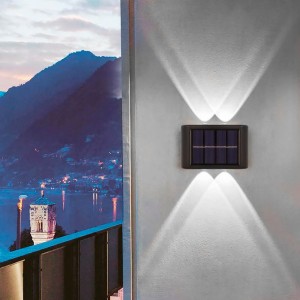 Pack 2 apliques LED recarga solar para exterior IP66 Luz... 2