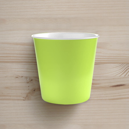 Pack de 150 Vasos para café desechables biodegradables de colores 75ml