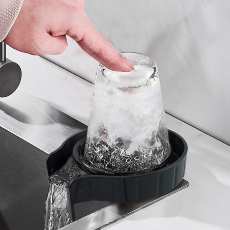 Limpiador de vasos de vidrio para hogar cocina enjuagadora de vasos