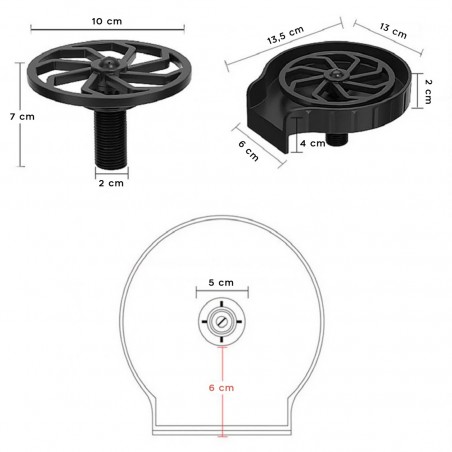 Limpiador de vasos de vidrio para hogar cocina enjuagadora de vasos