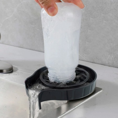 Limpiador de vasos de vidrio para hogar cocina enjuagadora de vasos