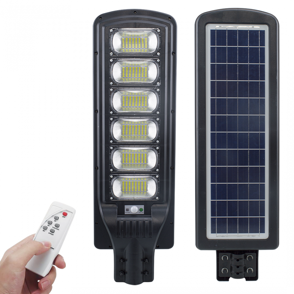 115004 Farola carga solar 300W sensor de movimiento y control remoto