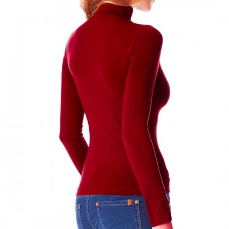 Jersey cuello alto mod. Maillot interior felpa polar térmico manga larga KATIA