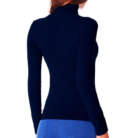 Jersey cuello alto mod. Maillot interior felpa polar térmico manga larga KATIA