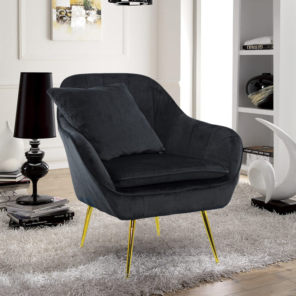 Sillón SATURNO de asiento acolchado en...