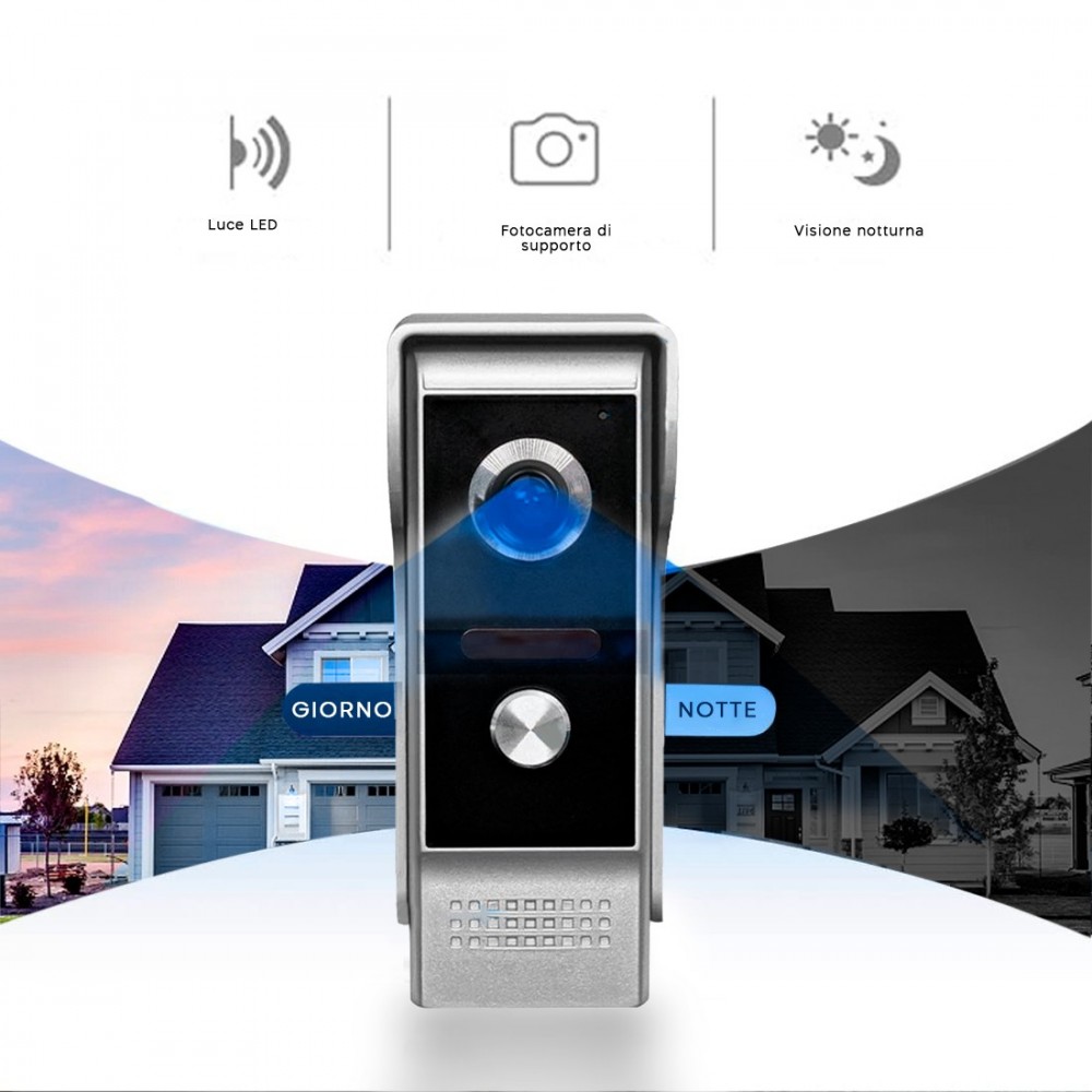 Videoportero Wi-Fi unifamiliar con monitor TFT...