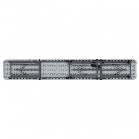 Banco de plástico blanco plegable para bar de camping o picnic 183x28x43cm