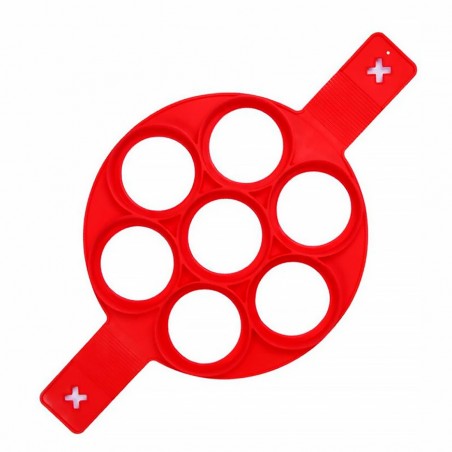 Molde silicona para panqueque plegable antiadherente sin BPA para sartén y horno