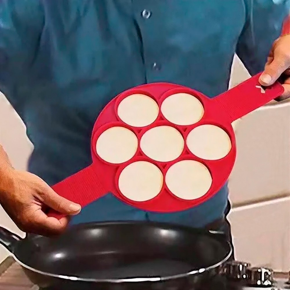 Molde silicona para panqueque plegable...